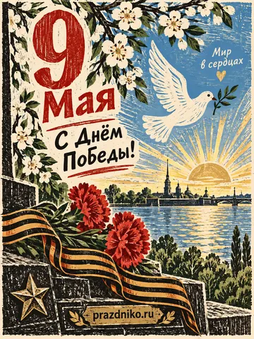 Открытка: День Победы