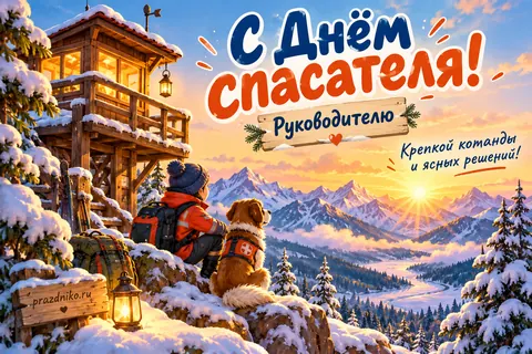 Открытка «День спасателя» — руководителю: С Днём спасателя!
Руководителю
Крепкой котанды и ясных решений!
prazdniko.ru