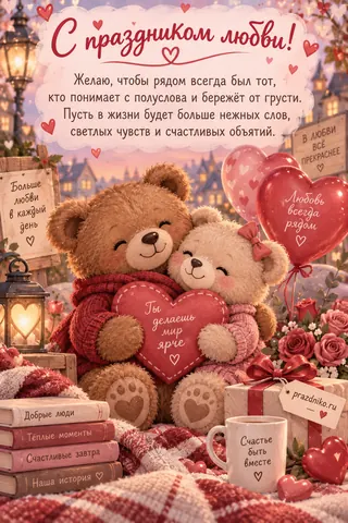 Открытка: День святого Валентина