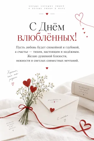 Открытка: День святого Валентина