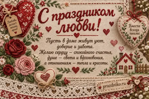 Открытка: День святого Валентина