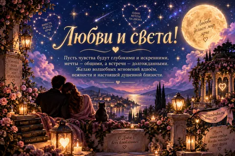 Открытка: День святого Валентина