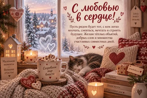 Открытка: День святого Валентина