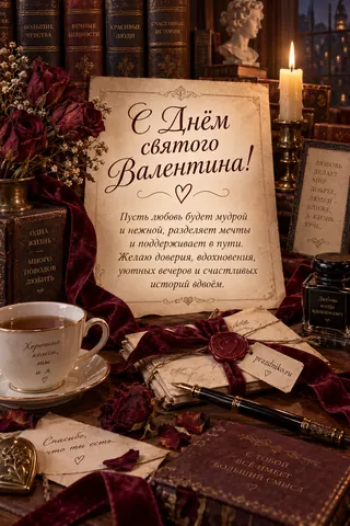 Открытка: День святого Валентина