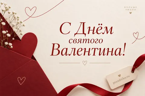 Открытка: День святого Валентина
