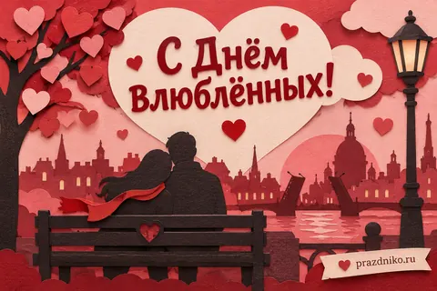 Открытка: День святого Валентина