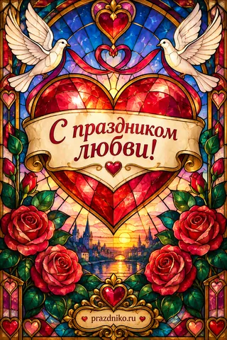 Открытка: День святого Валентина