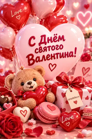 Открытка: День святого Валентина