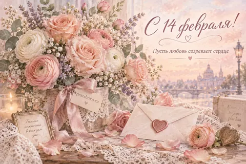 Открытка: День святого Валентина