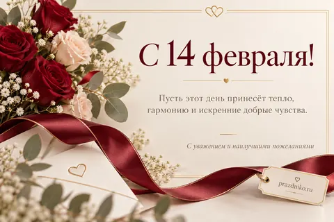 Открытка: День святого Валентина