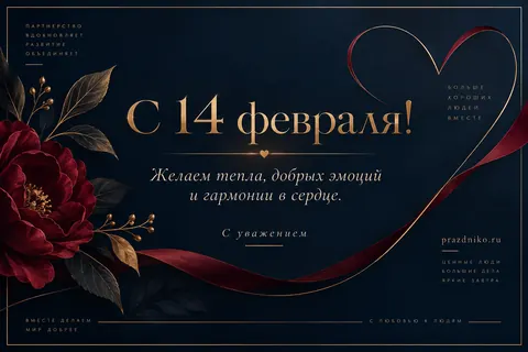 Открытка: День святого Валентина