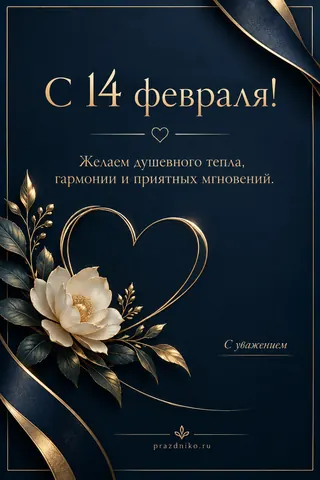 Открытка: День святого Валентина