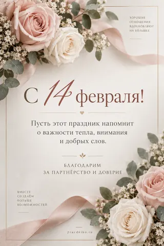 Открытка: День святого Валентина