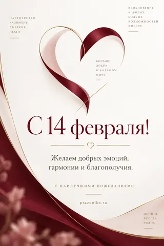 Открытка: День святого Валентина