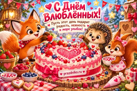 Открытка: День святого Валентина