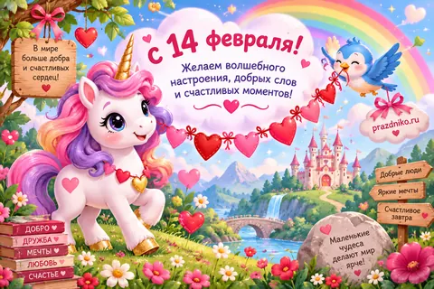 Открытка: День святого Валентина