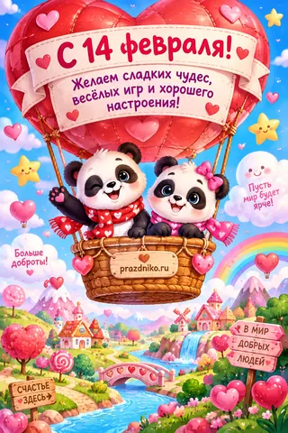 Открытка: День святого Валентина