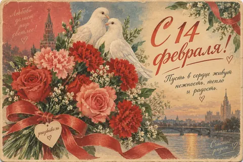 Открытка: День святого Валентина