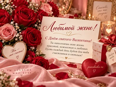 Открытка: День святого Валентина