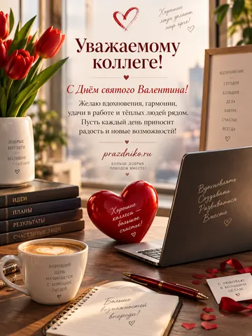 Открытка: День святого Валентина