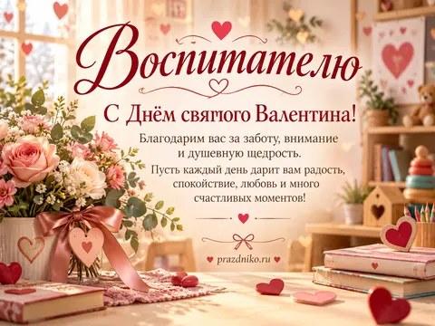 Открытка: День святого Валентина