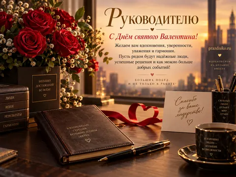Открытка: День святого Валентина