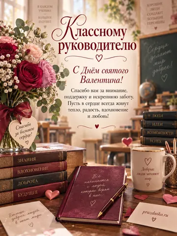 Открытка: День святого Валентина