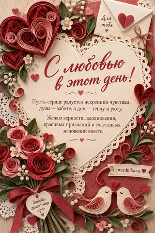 Открытка: День святого Валентина