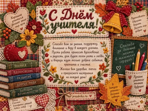 Открытка: День учителя