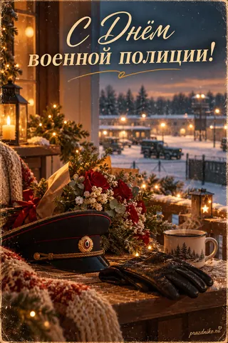 Открытка «День военной полиции»: С Днём
Военной полиции!
