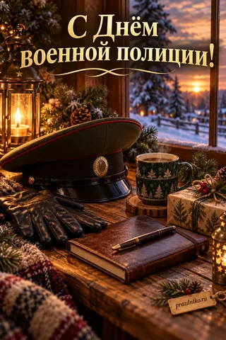 Открытка «День военной полиции»: С Днём
военной полиции!