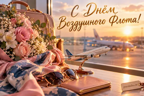 Открытка «День Воздушного Флота России»: С Днём Воздушного Флота!