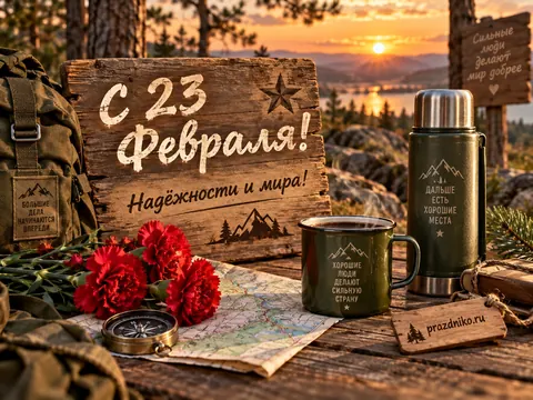 Открытка: 23 февраля