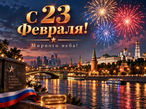 Открытка: 23 февраля
