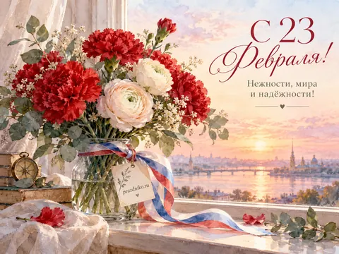Открытка: 23 февраля