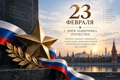 Открытка: 23 февраля