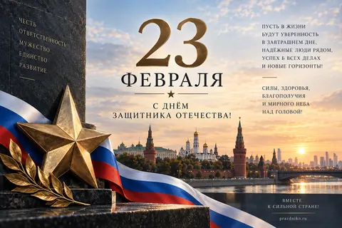 Открытка: 23 февраля