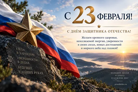 Открытка: 23 февраля