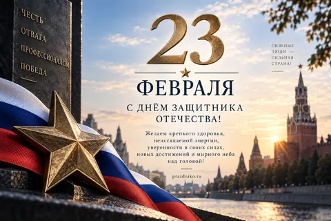 Открытка: 23 февраля
