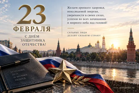 Открытка: 23 февраля