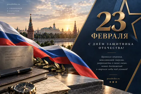 Открытка: 23 февраля