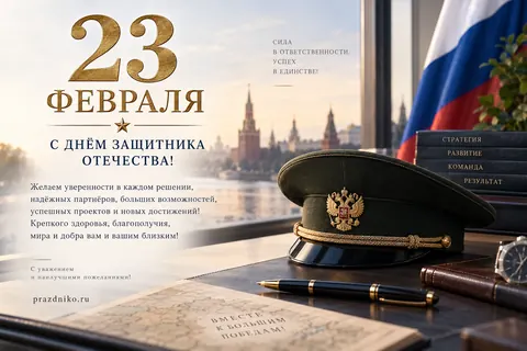 Открытка: 23 февраля