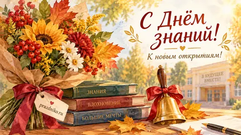 Открытка: День знаний