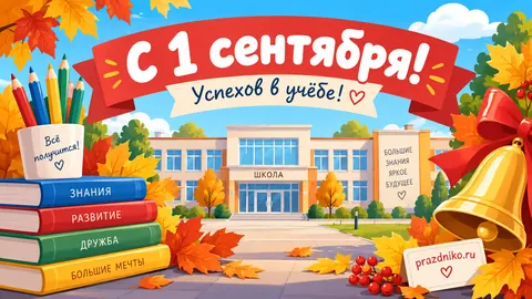 Открытка: День знаний