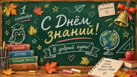 Открытка: День знаний