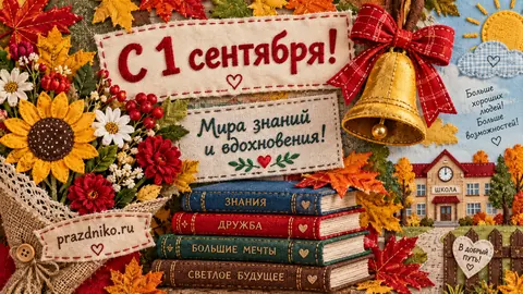 Открытка: День знаний