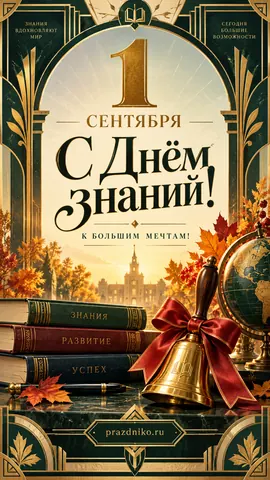 Открытка: День знаний