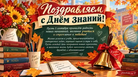 Открытка: День знаний