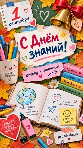 Открытка: День знаний