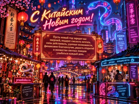 Открытка: Китайский Новый год